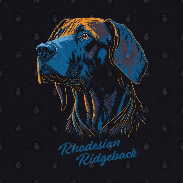 Rhodesian Ridgeback Dog Portrait Southern Africa | Ridgeback Breed | Family Guard Dog by BraaiNinja